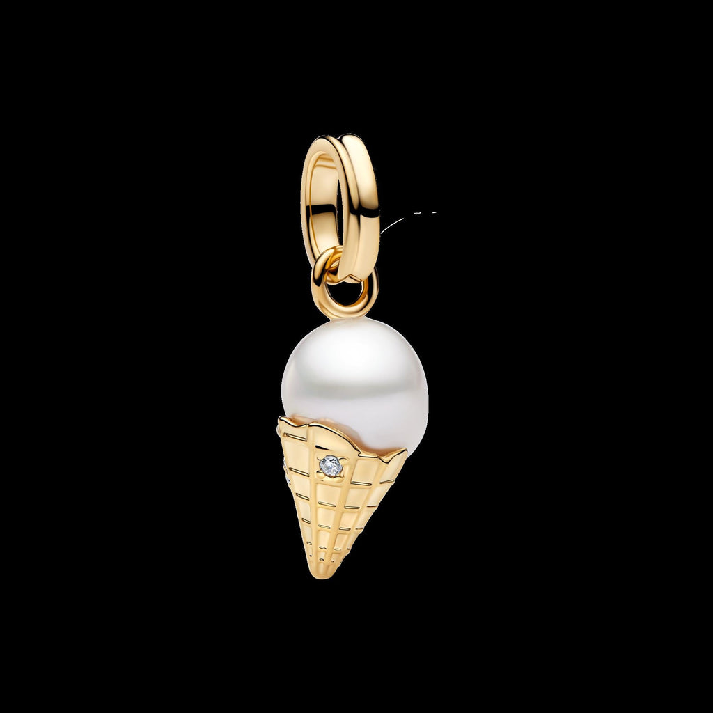 Treated Freshwater Cultured Baroque Pearl Submarine Dangle Charm